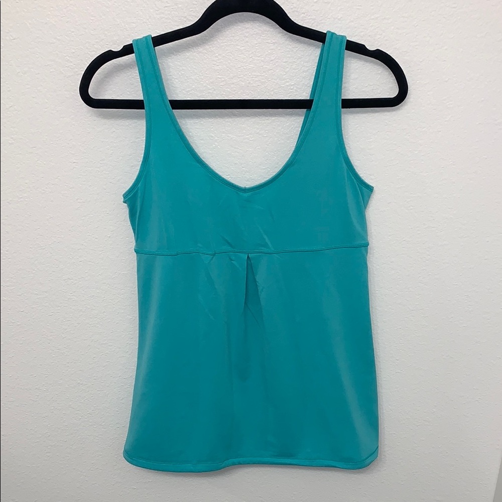 Lucy Blue Tank Top with Sleek Design